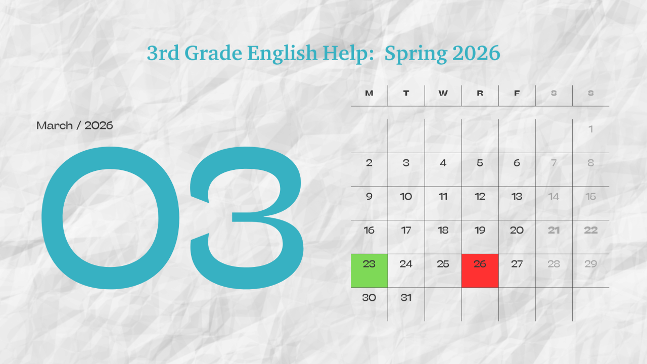 3rd Grade EH March 26