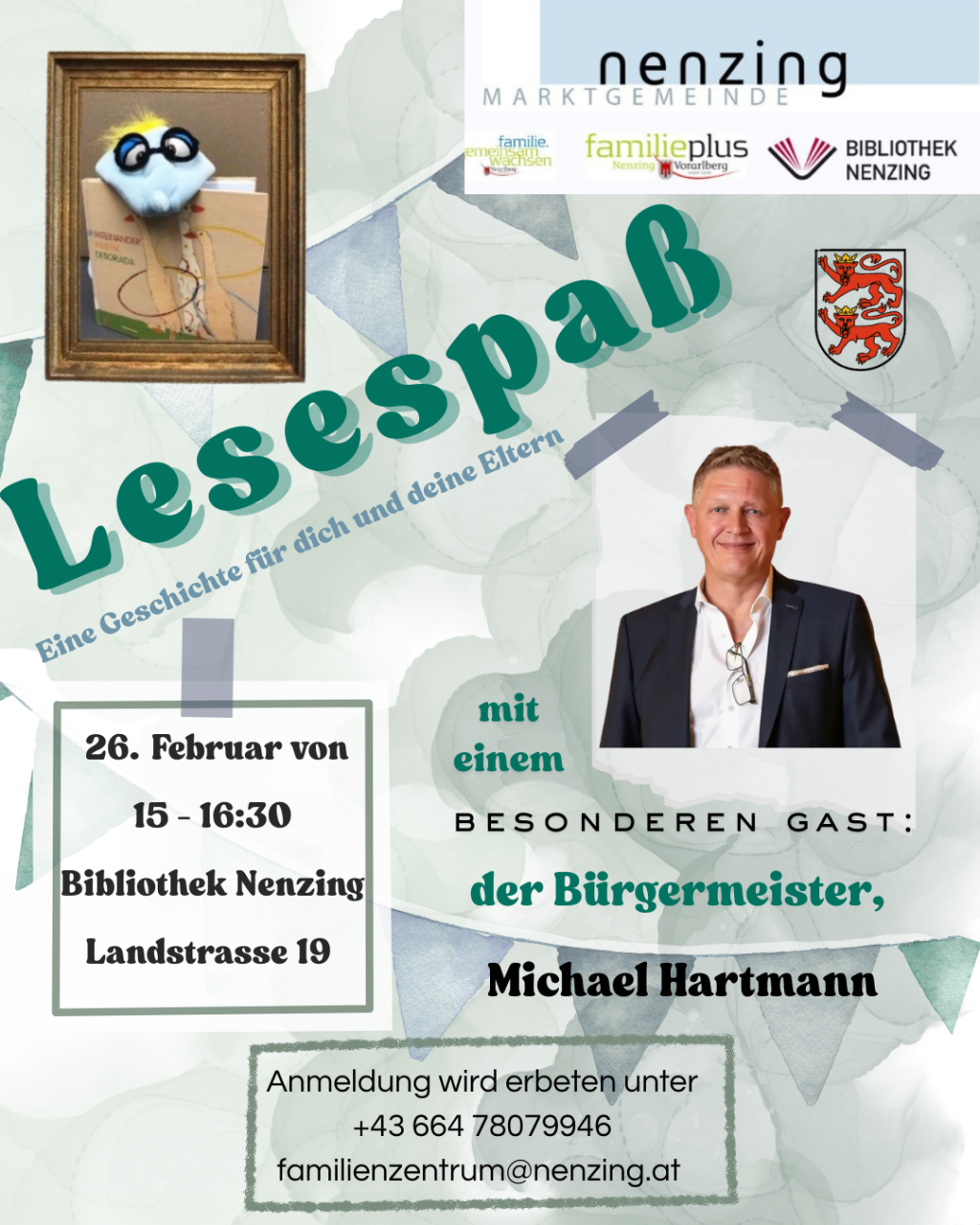 Lesespaß mit dem Bürgermeister