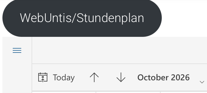 Webuntis Kalendar