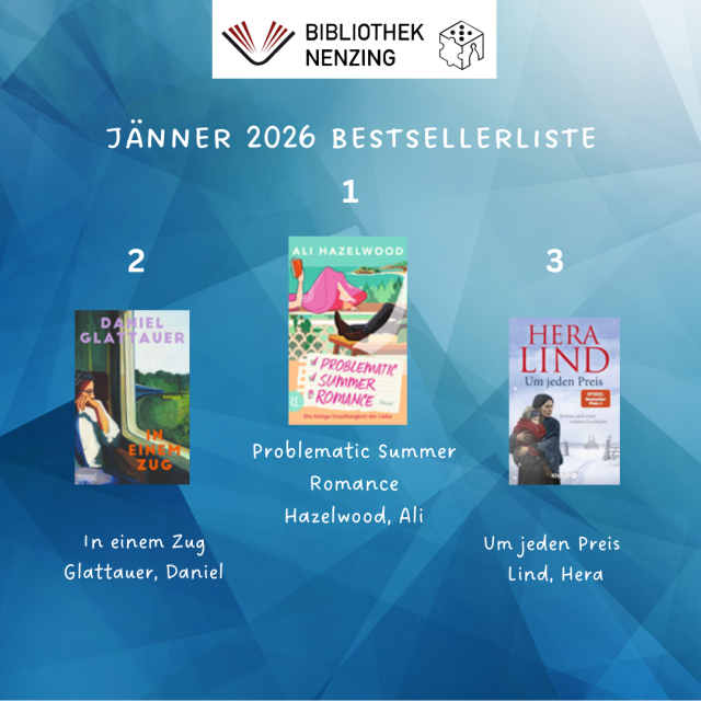 Bestsellerliste Jänner 2026 1