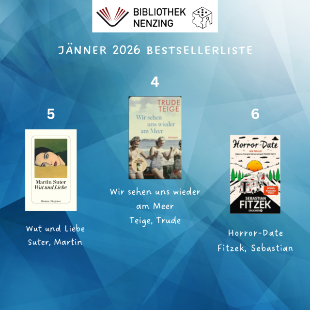 Bestsellerliste Jänner 2026 2